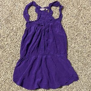Rebecca Taylor Purple/Pink silk halter top